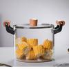 ZISIZ 3.5L Transparent Glass Stew Pot