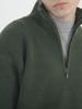 Chaenseseunoi Modal Knit Half Zip-Up (Green)