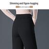 Pantalon de costume large taille haute pour femme - Grande taille, Coupe ample, Idéal pour le printemps et l'automne