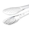 9-inch 304 Stainless Steel Slotted Food Tongs