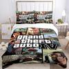 Gta Iv Bettwäsche 3-teiliges Set HD-Druck Bettbezug Kissenbezüge Für Teenager Erwachsene Schlafzimmerdekoration Weihnachtsgeschenk C9211686