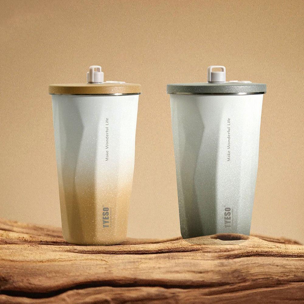 Stainless Steel Water Bottle Large Capacity Insulation Cup Drinkware Thermal Cup  Ice Cream