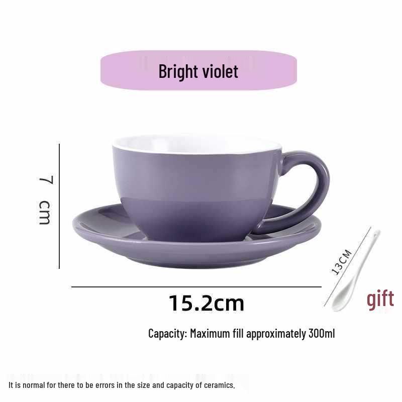 European Ceramic Coffee Set: Professional Latte Art, Cappuccino & Sawada Cups