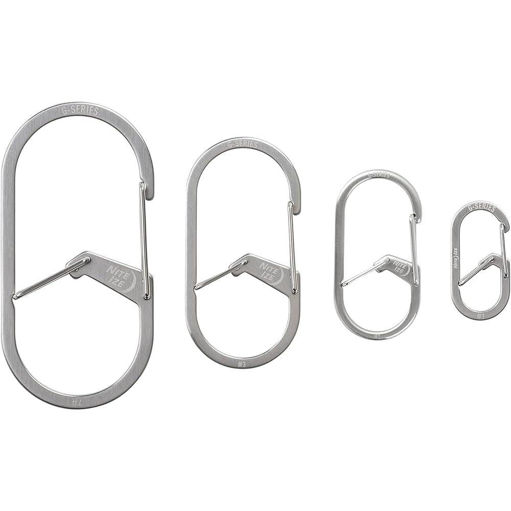 Nite Ize G Carabiner #3 Stainless Steel Silver Small