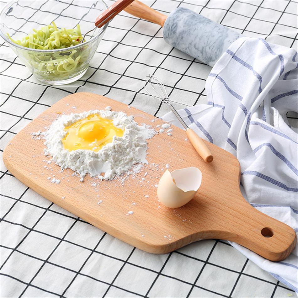 1 peça Tábua de Corte de Madeira Maciça, Tábua de Corte de Madeira para Cozinha, Madeira de Faia Nogueira Preta Tábuas de Charcutaria para Pizza Pão Frutas Legumes