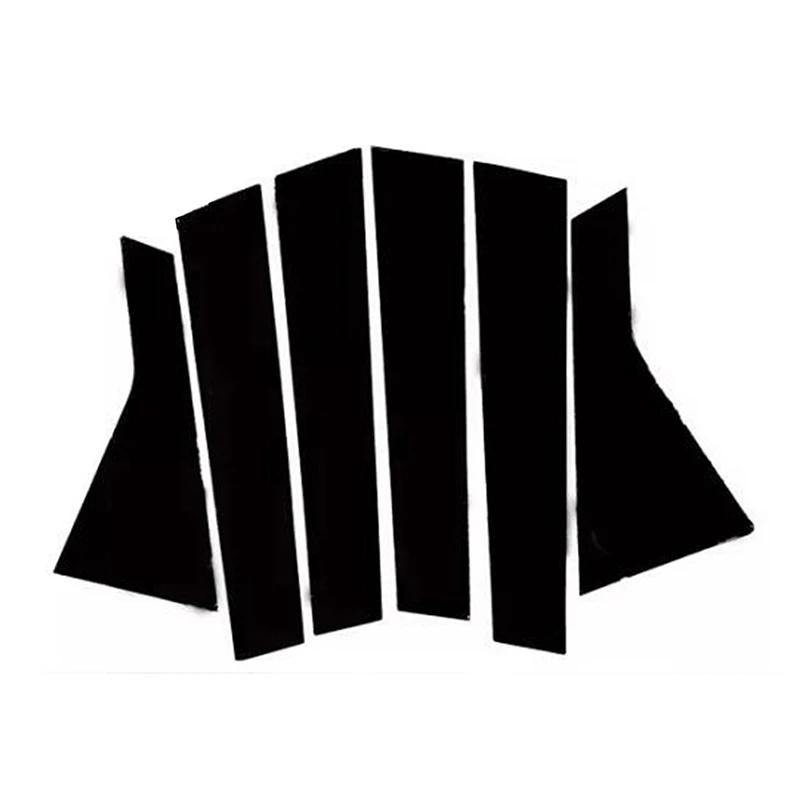 

6 шт. для Geely Coolray Proton X50 2019-2023, автомобильные оконные стойки, дверные накладки, наклейки, авто внешние детали