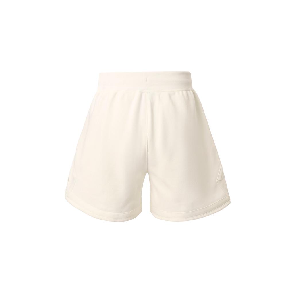 Jordan Flight Diamond Solid Color Outdoor Elastic Waist Mid Rise Three Quarter Casual Shorts Women shorts Sail FV7057133