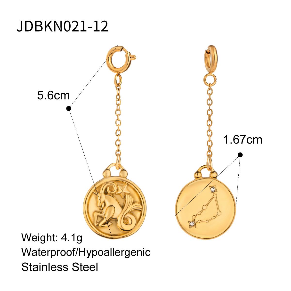 

Stainless Steel Connecting Hook Pendant Jewelry Accessory - High-end and Niche Accessory JDBKN021-12