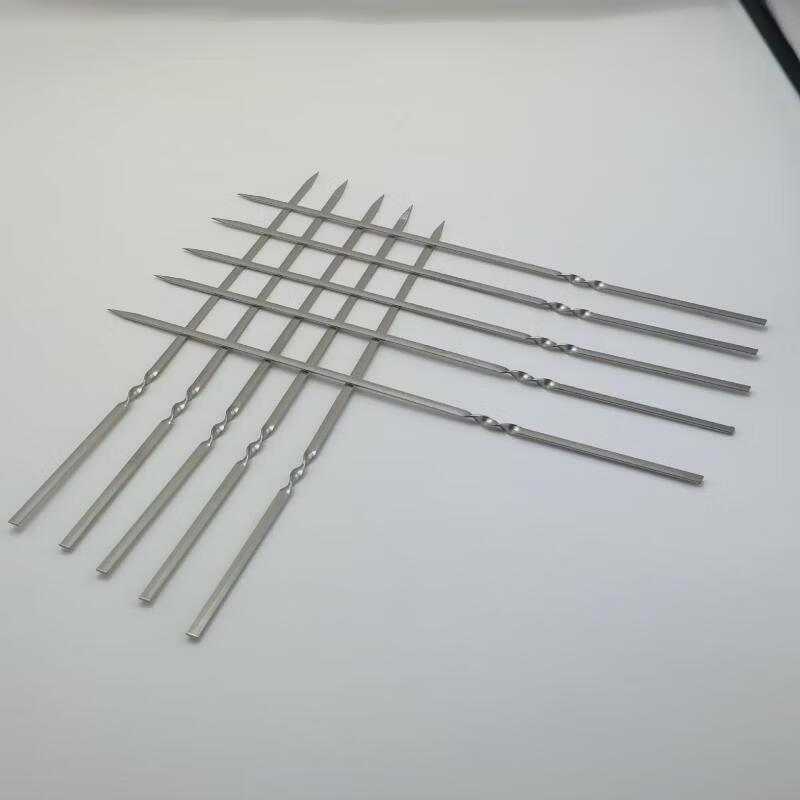 Stainless Steel Flat BBQ Skewers