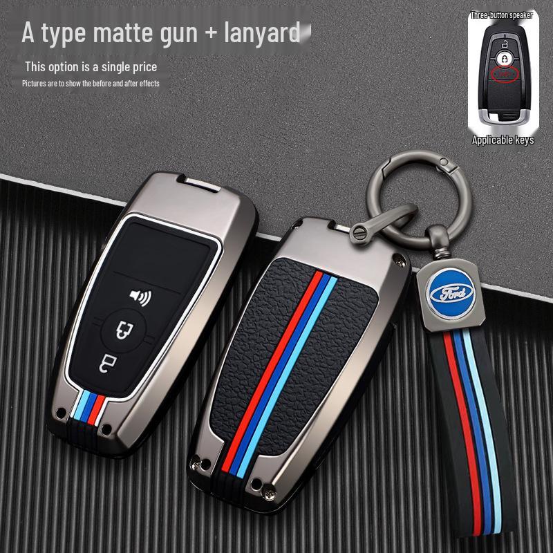 2020 Ford Escape & 2022 Mondeo Edge Two-Button Car Key Case