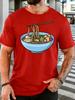 Unisex Cotton Tee Cartoon RaUnisex Noodle Bowl Chopsticks Graphic Short Sleeve Tshirt For Asian Food Lovers Daily Casual Street Top