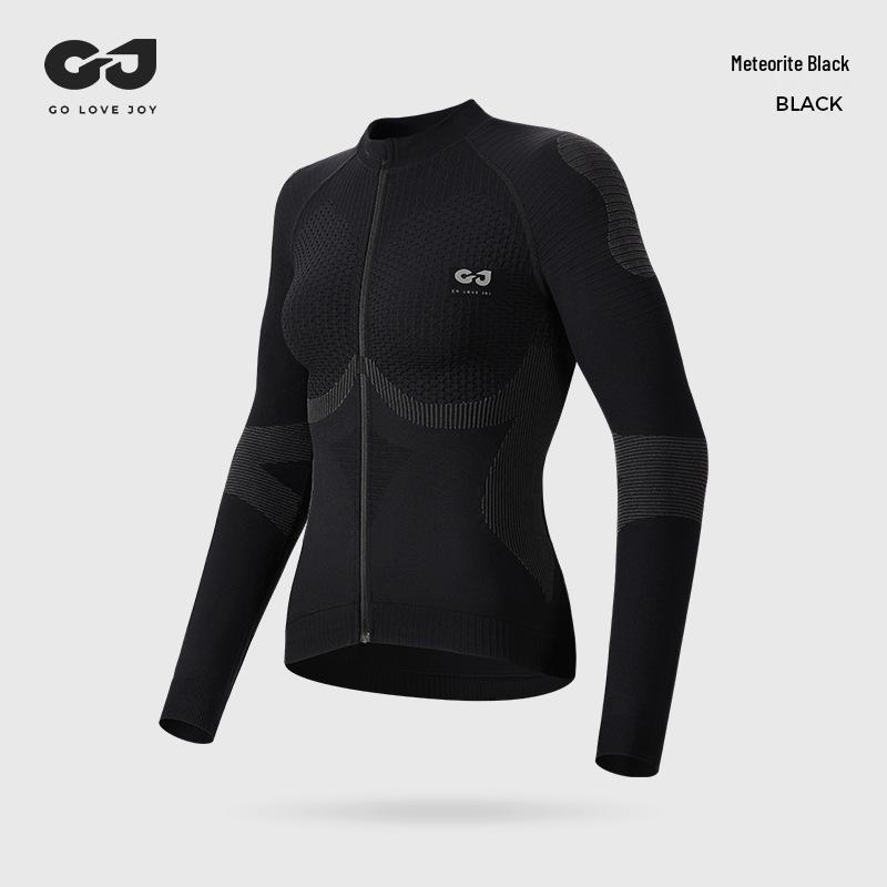 

Unisex Fleece-Lined Cycling Jersey - Warm, Breathable, Quick-Dry for Autumn/Winter S