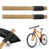 2Pcs Tire Filing Tools Professional Inner Tube Repair File Ergonomic Wooden Grip Short Round Wood File Easy to Use