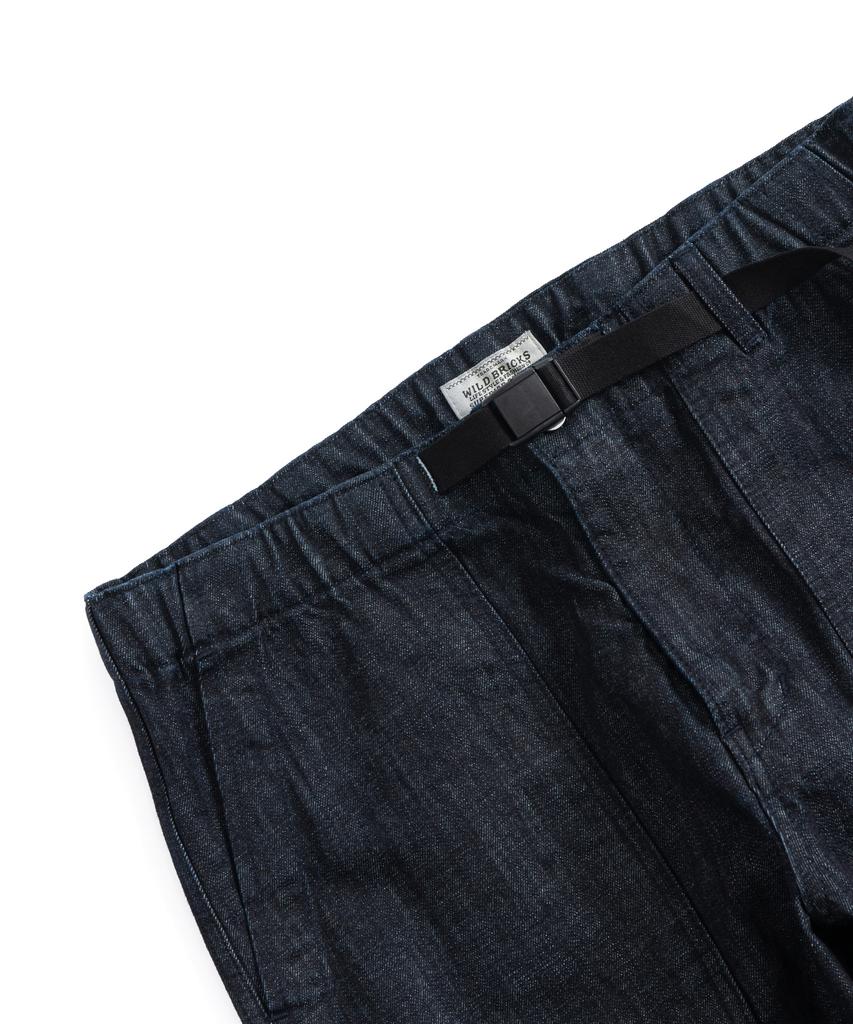 Waildeubeuligseu Bs Belted Fatigue Pants (Denim)