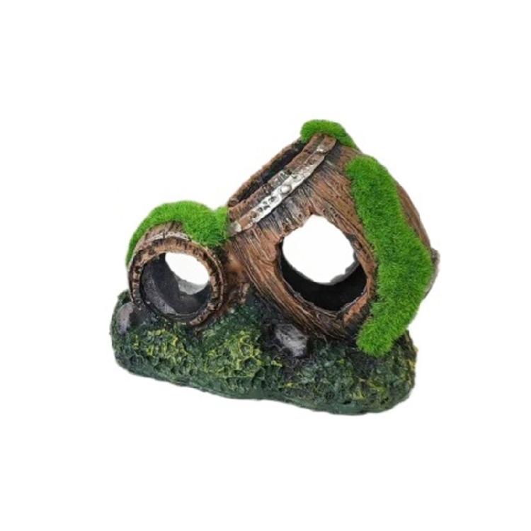 Смола Бочки Модель Фигурка Аквариумы Украшение Укрытия Место Укрытие Дом для Аквариумов Ландшафт Безопасные Аксессуары