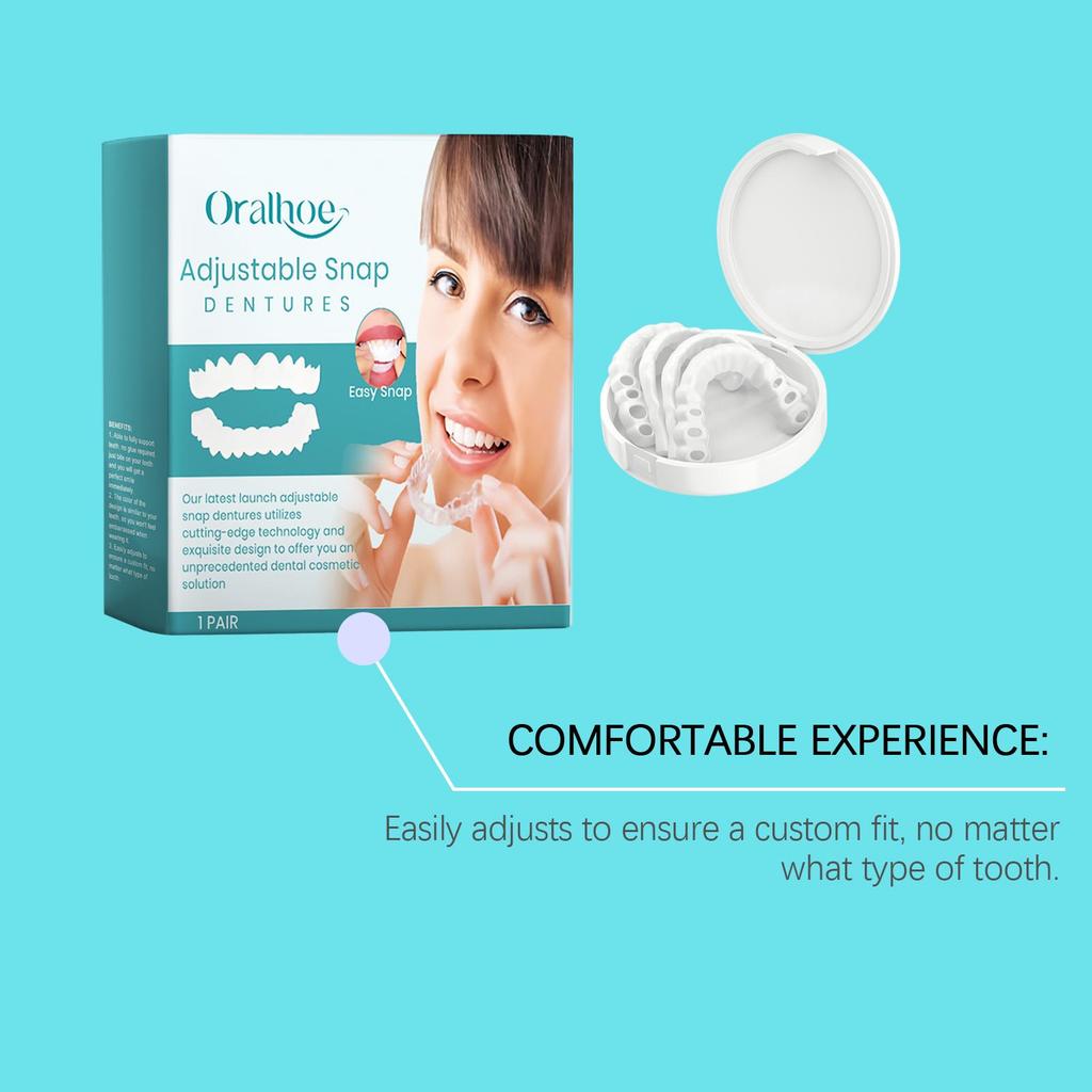 Oralhoe Silikon Verstellbare Prothesen Passen sich bequem Ihrer Mundform an Mehrere Größen, um individuellen Bedürfnissen gerecht zu werden