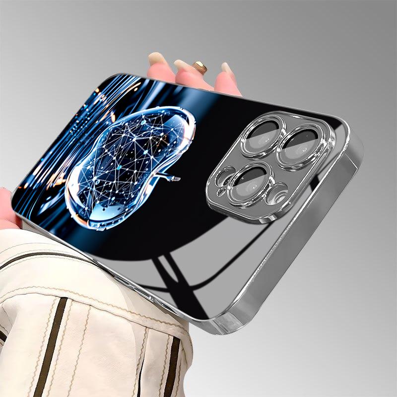 Technologie Kristall Für Apple Glas Galvanisierte Handyhülle Für iPhone 17 16 Pro Max 14 15 Plus 11 12 13 Pro Max 16E 17Air Hülle