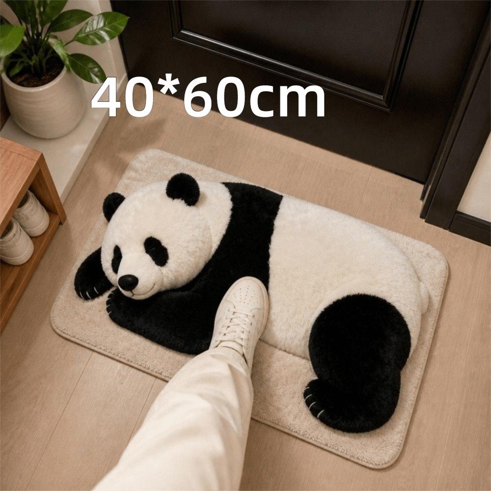 Skin-Friendly Bedroom Floor Mat Faux Cashmere Faux Cashmere Rug Cute Animal Area Rug Balcony