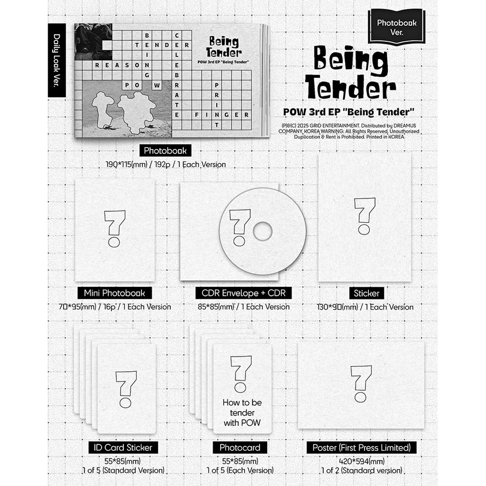 POW Being Tender (Photobook Ver.)