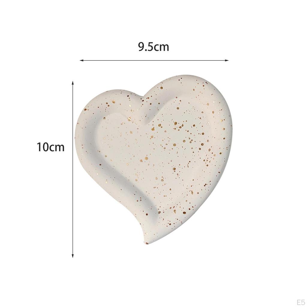 Decorative Tray Creative Shape Home Decor White Matte Jewelry Vanity Countertop Organizer
