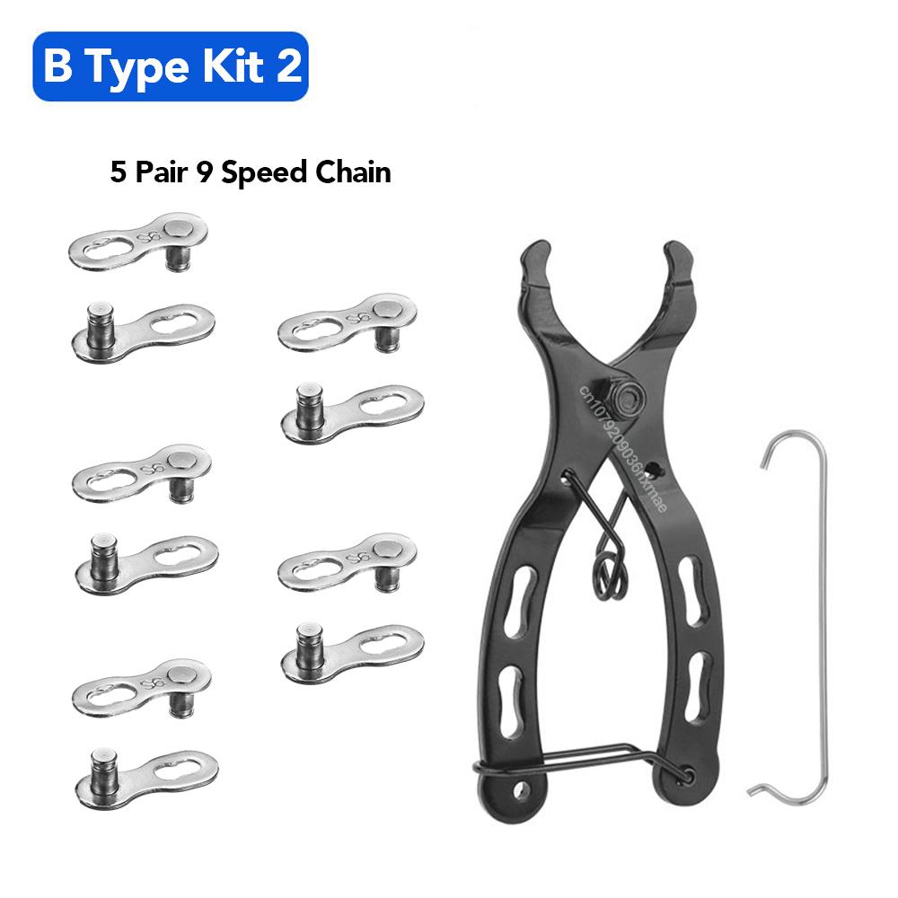 

3Pcs Bike Chain Link Pliers Clamp Splitter Anti Slip Handle Cycling Chain Clamp Multi Link Plier Removal Repair Hand Tool