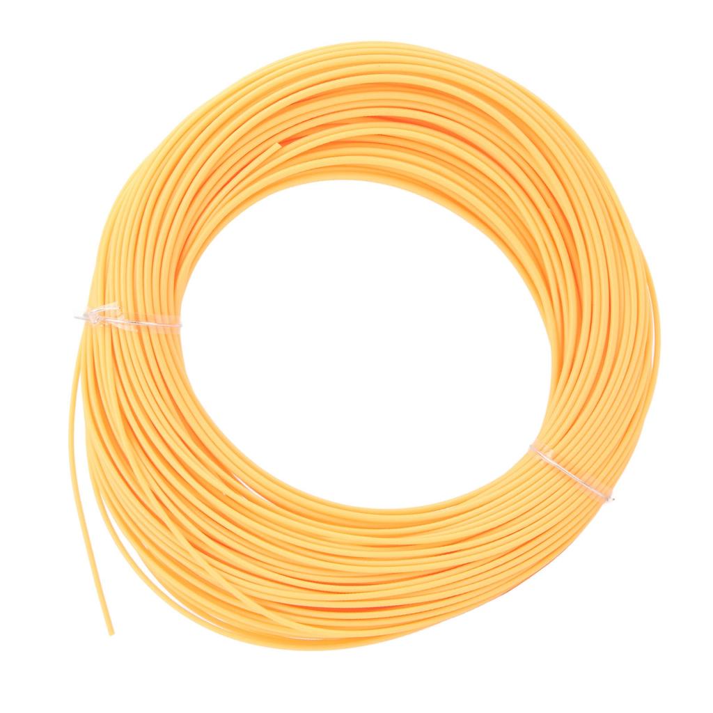 Fly Fishing Line 30.5M 100FT Weight Forward PVC Coating Nylon Orange Floating Fishing Line for Outdoor