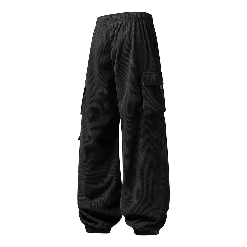 Men's Multi Pocket Cargo Jogger Pants for Spring Fall Outdoor Work Tapered