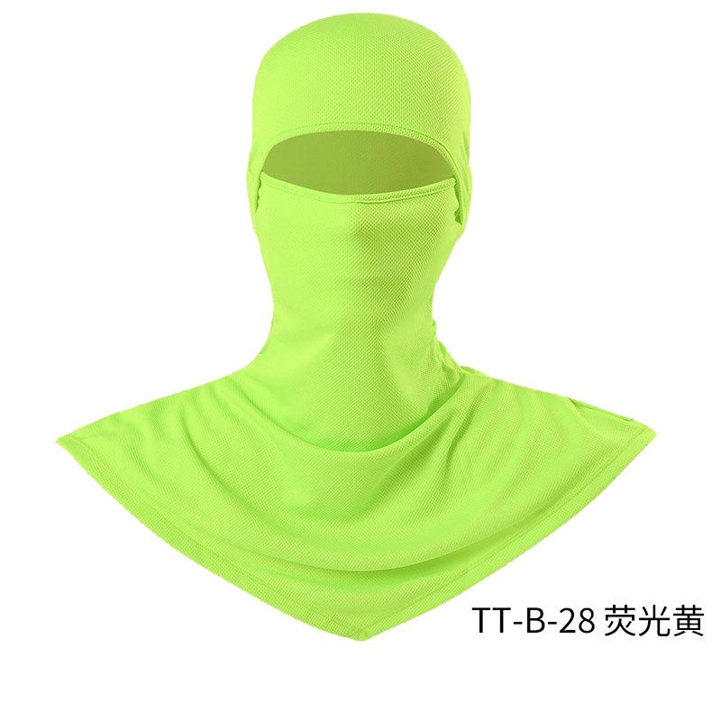 Male face mask UV protection cycling hood neck protection fishing sun protection full mask