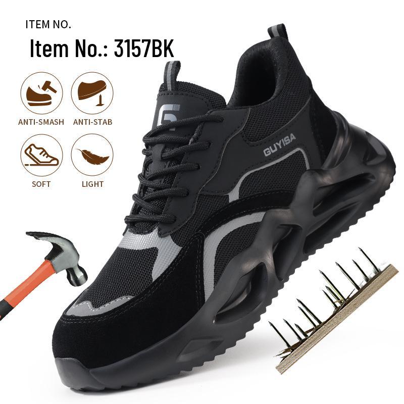 Spring Insulation 10KV Electrician Shoes: Anti-Smash, Anti-Puncture, Lightweight, Breathable, Plastic Toe Cap, Insulated for Men & Women