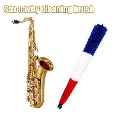 Saxophon-Reinigungswischer Alto Tenor Sopran Saxophon Pad Saver Bürstenreiniger Ultra Saugfähige Baumwolle Saxophon-Reinigungspflege-Werkzeuge