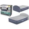 Inflatable Mattress - BESTWAY - 671BD Queen - Integrated Electric Pump - LoungeLux Headboard - Durable Tritech