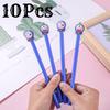 10 Pcs Cartoon Dingdang Cat Neutral Pen for Office Work, Brushing Questions, Signing Writing, Diaries, Notes, Student Classroom Prizes, Friend Party