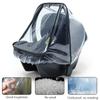 Baby Safety Seat Rain Cover Transparent Basket Rain Cover Going Out Cradle Stroller Rain Cover Dust Cover Going Out Safety Chair