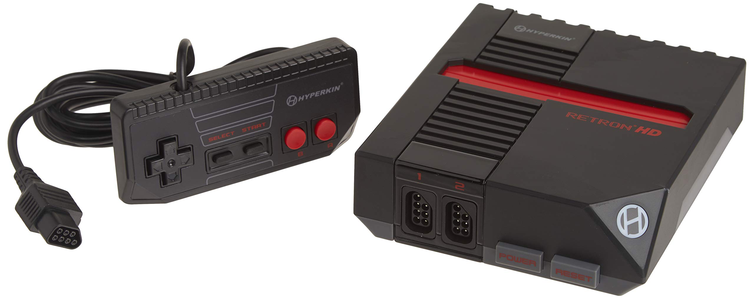 

Hyperkin RetroN 1 HD (M01888-BK, Совместимый с NES NTSC/PAL, 720p HDMI, 169/43 Переключатель, Классический контроллер, Черный) чёрный