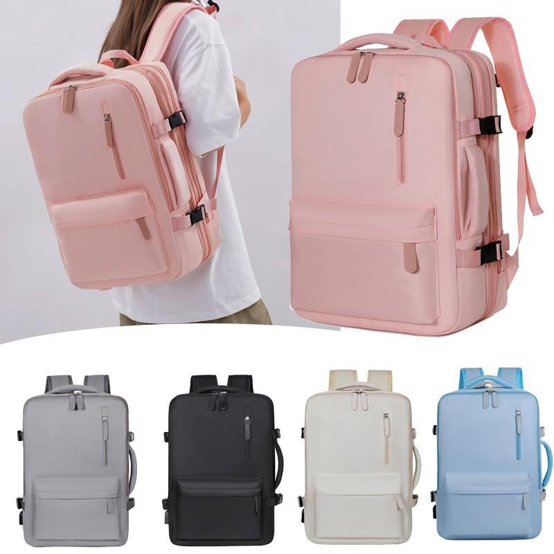 Simple Business Backpack Large Capacity Lightweight Casual Student Schoolbag Short-distance Travel Laptop Backpack