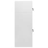 Saddle Cabinet Light Grey 53x53x140 Cm Steel