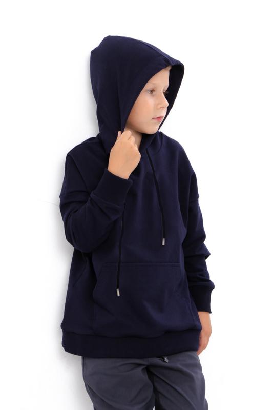 Hoodie (boys) – Breathable Cotton, Hood & Long Sleeve, Any Season, 6394-057-4 HC