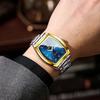 Binbang Barrel Men's High-End Luminous Waterproof Watch for Elderly