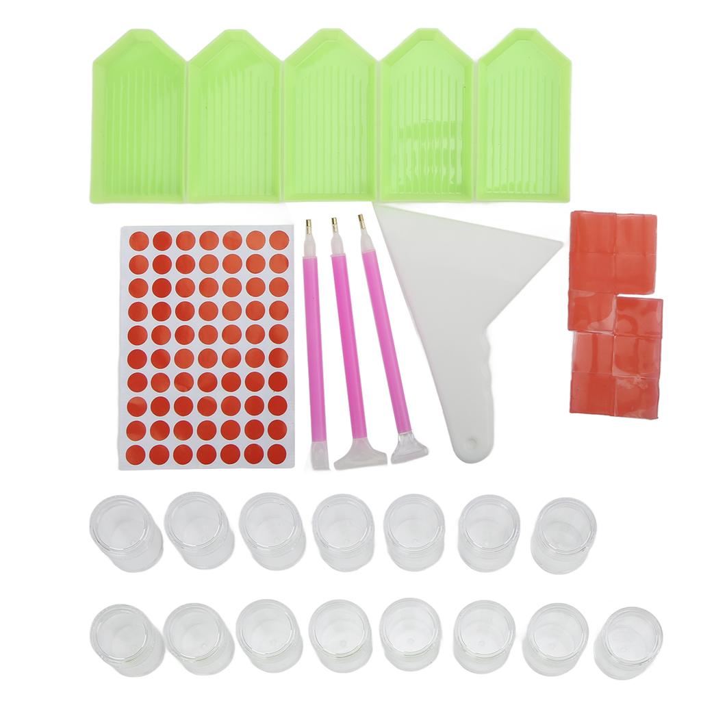Rhinestone Painting Case 15 Grid Transparent Design Portable Practical Bead Storage Containers Art Supplies