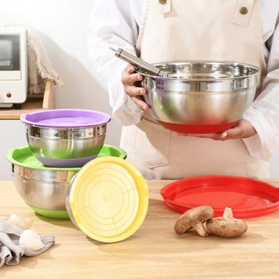 Mengkom Eco-vriendelijk Roestvrij Staal Spiegelafwerking Roerkom voor Keuken