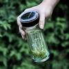 TOMIC Double-Wall Glass Tea Infuser Bottle
