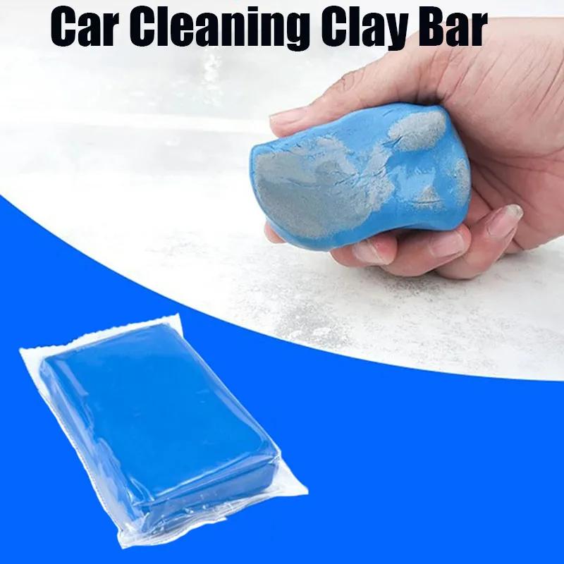 3Pcs Car Cleaning Clay Bar Vehicles Wash Mud Detailing Waxing Polish Treatment Fit Auto Glass Stains Rust Oil Cleaner Tools