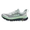 HOKA One One Mafate Speed 4 Comfortable Slip Resistant Durable Low Top Trail Running Shoes Women Sneaker Gray Green 1129930-DTF