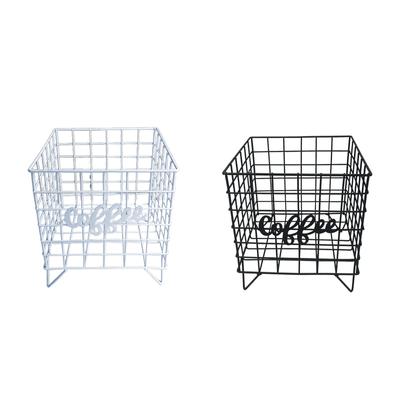 Coffee Pod Holder Metal Compact Multipurpose Coffee Pod Storage Basket for Hotel