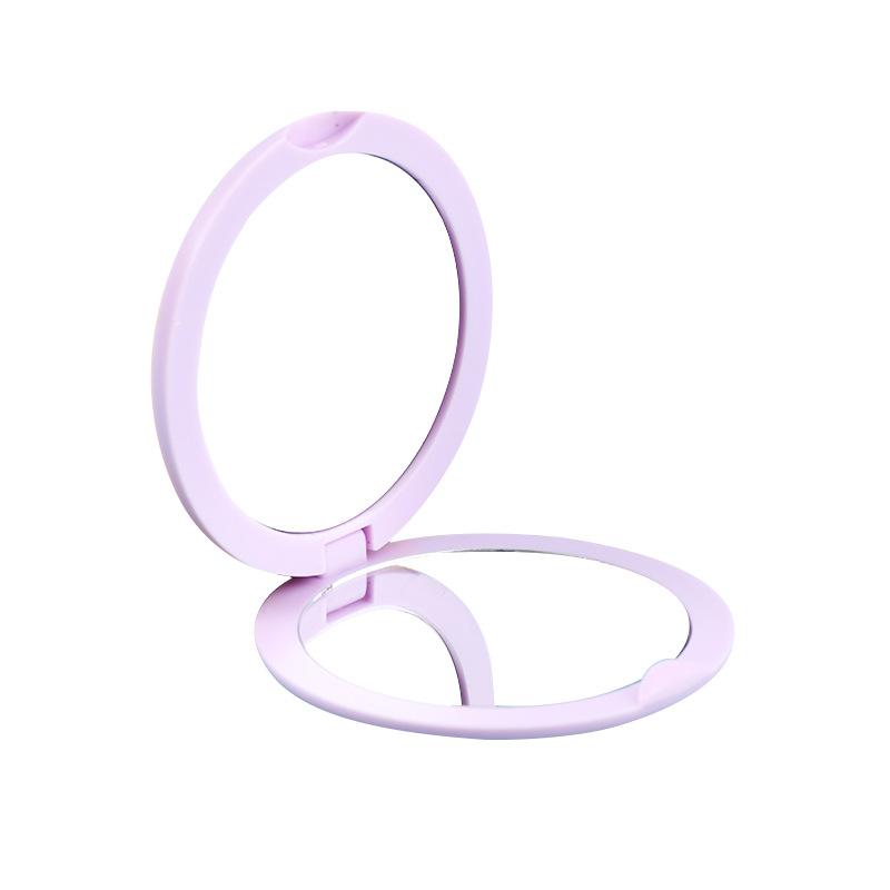 Handheld Makeup Mirror Double Sided Mini Portable Pocket Folding Round Makeup Mirror For Travel Beauty Cosmetic Tool
