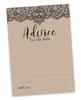 Inkdotpot Victorian Black Lace KraftA  Advice And Wishes Set Of 50 Bridal Shower Advice Game