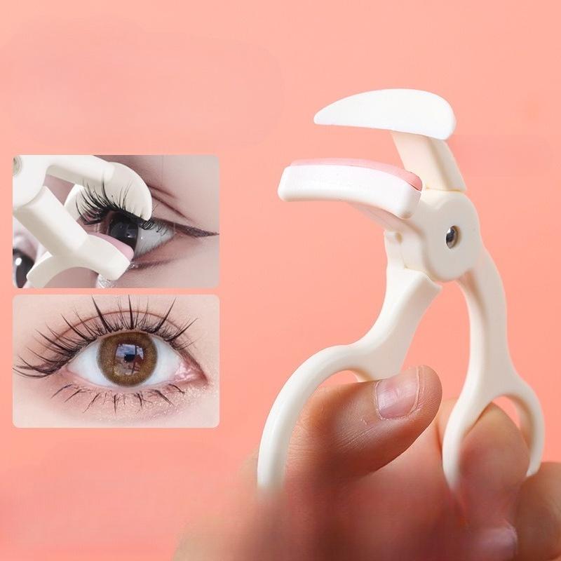 1Pc Eyelash Curler Comfort Grip Lash Curlers Achieve Perfect Curls in 5 Seconds Not Hurting Eyelashes Portable Classic White New