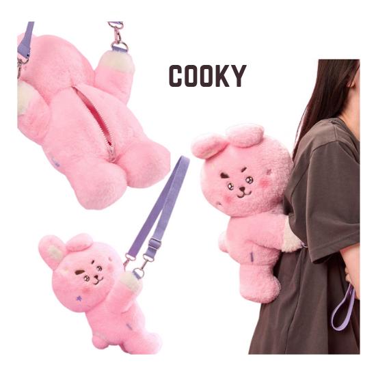 BT21 Hug Me Plush Crossbody Bag The Journey