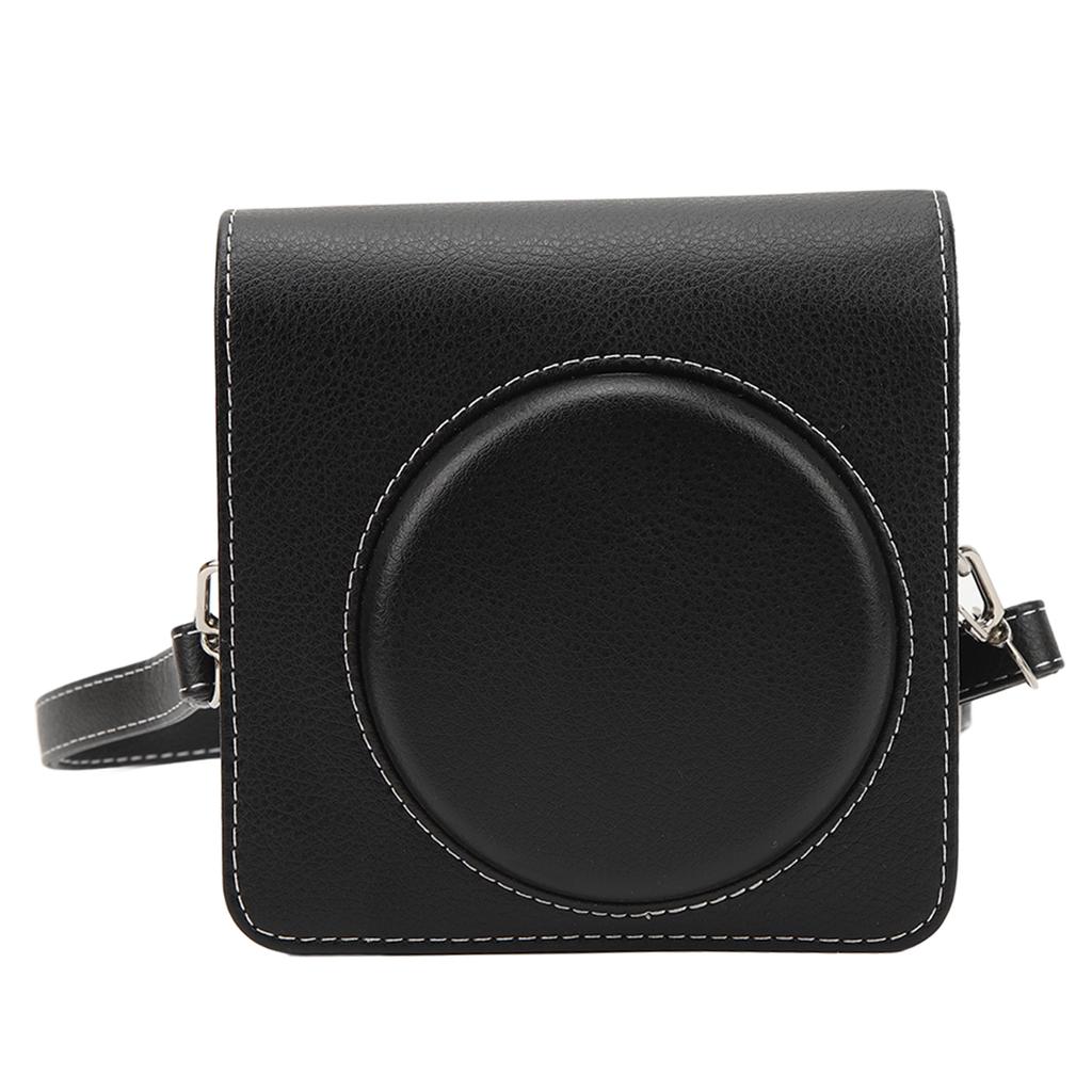 PU Leather Camera Protective Bag Vintage Multiple Compartment Pocket Carrying Camera Case with Adjustable Shoulder