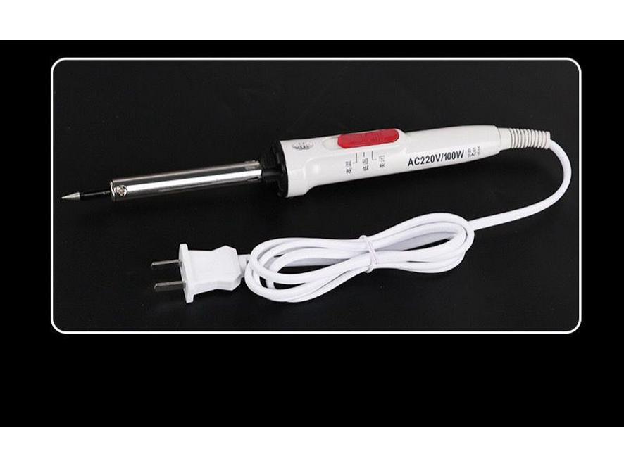 High-Power Electric Soldering Iron Set with Temperature Control, Ideal for Industrial and Home Use